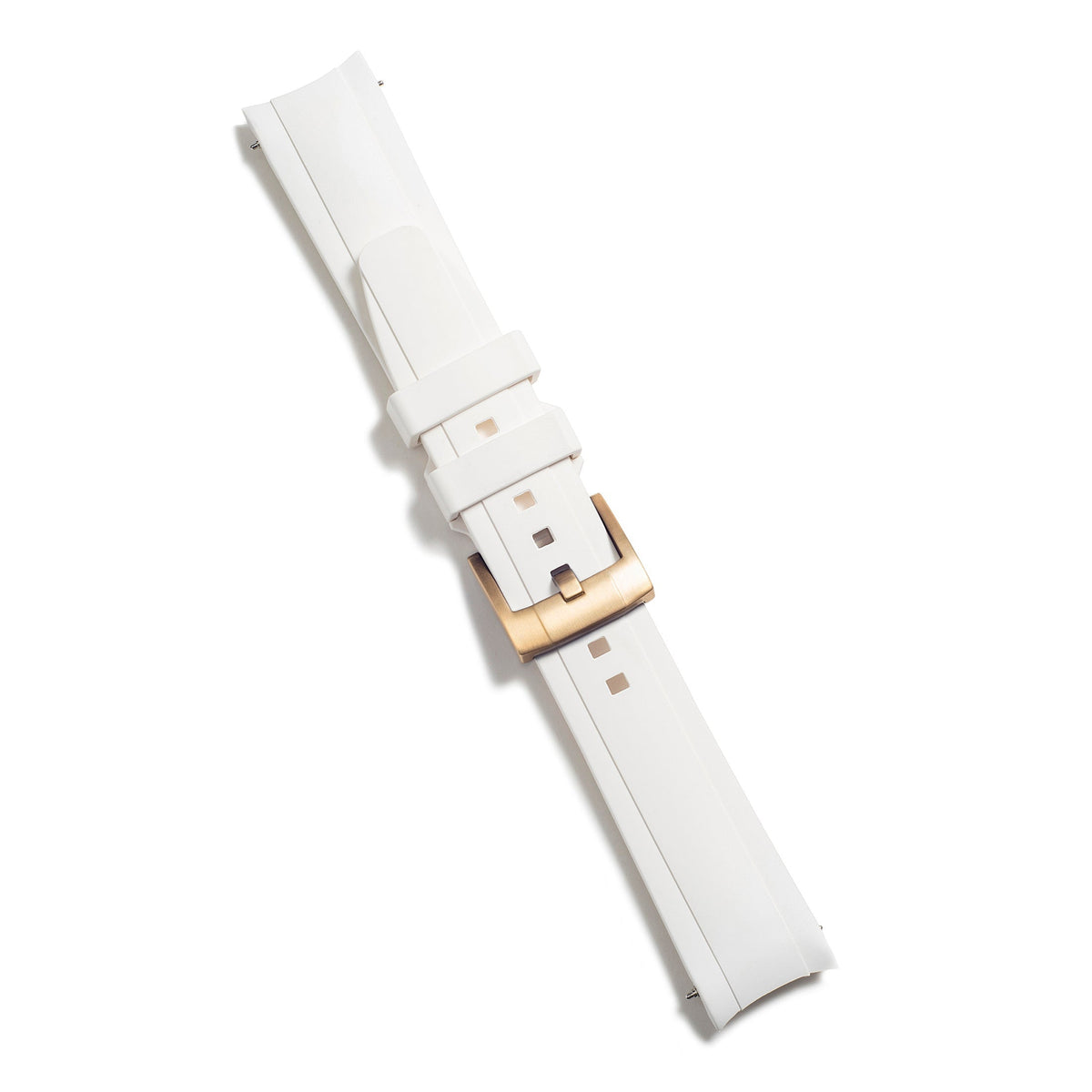 Gebogenes Kautschukarmband für Rolex Daytona mit Dornschließe