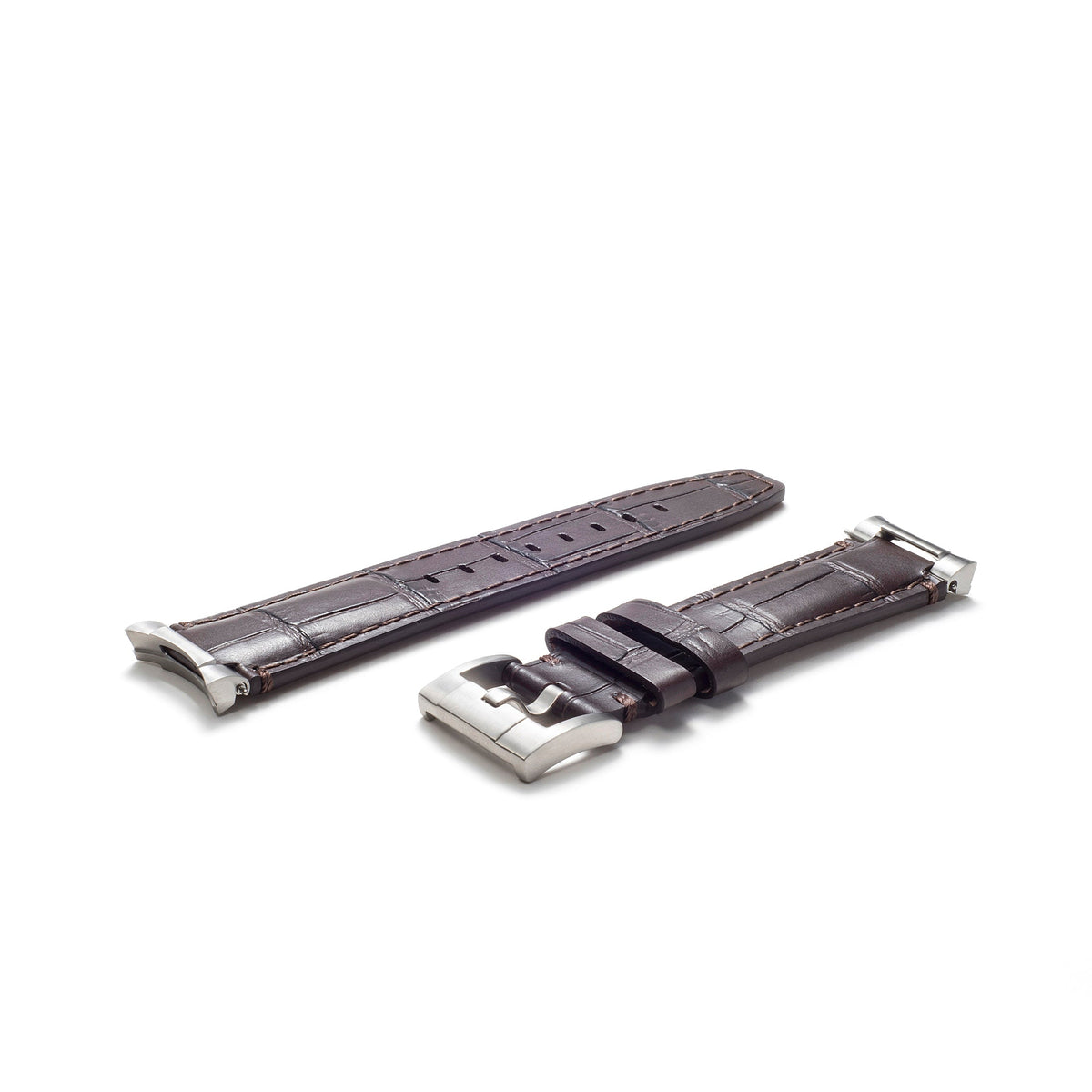 Stahl-Endstück-Lederarmband-System für die Rolex Sub Ceramic No-Date