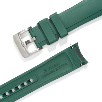 Gebogenes Kautschukarmband für Rolex Submariner No-Date mit Dornschließe