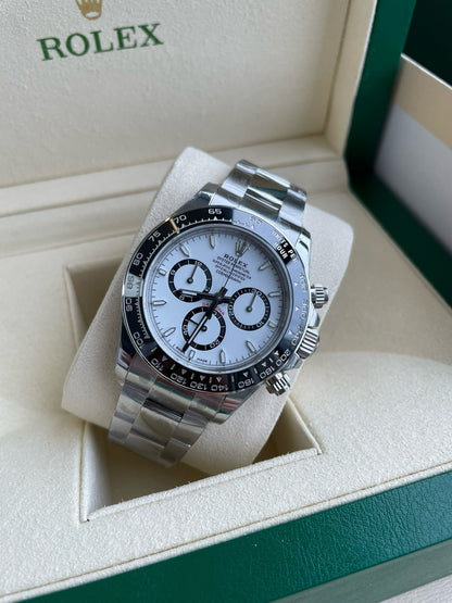 【Begrenzte Stückzahl – Nur solange der Vorrat reicht】Cosmograph Daytona Oyster, 40 mm, Edelstahl Oystersteel Referenz 126500LN（m126500ln-0001）