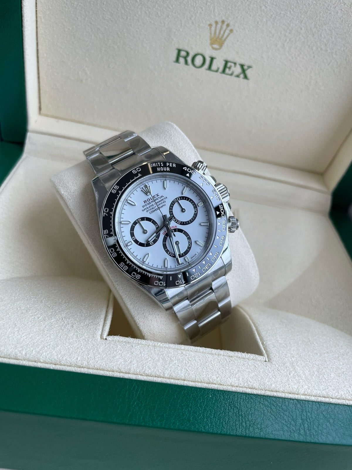【Begrenzte Stückzahl – Nur solange der Vorrat reicht】Cosmograph Daytona Oyster, 40 mm, Edelstahl Oystersteel Referenz 126500LN（m126500ln-0001）