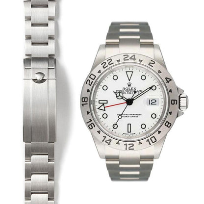 Everest Oyster-Armband für Rolex Explorer II Referenz 16550 & 16570