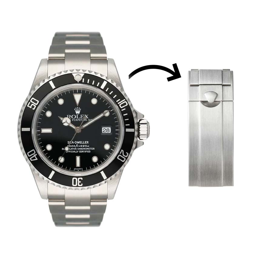 Everest Faltschließe für Rolex Oyster Armband – Sea-Dweller 16600 & 16660